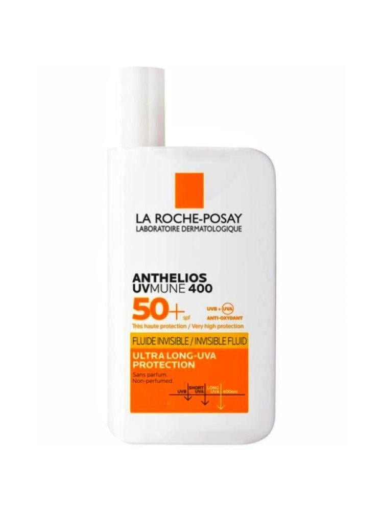 2026/08/1000966971.jpg واقي شمس لاروش بوزيه - انثيليوس يوفي ميون 400 سائل +SPF50 غير مرئي خال من العطور، 50 مل - الصورة 1